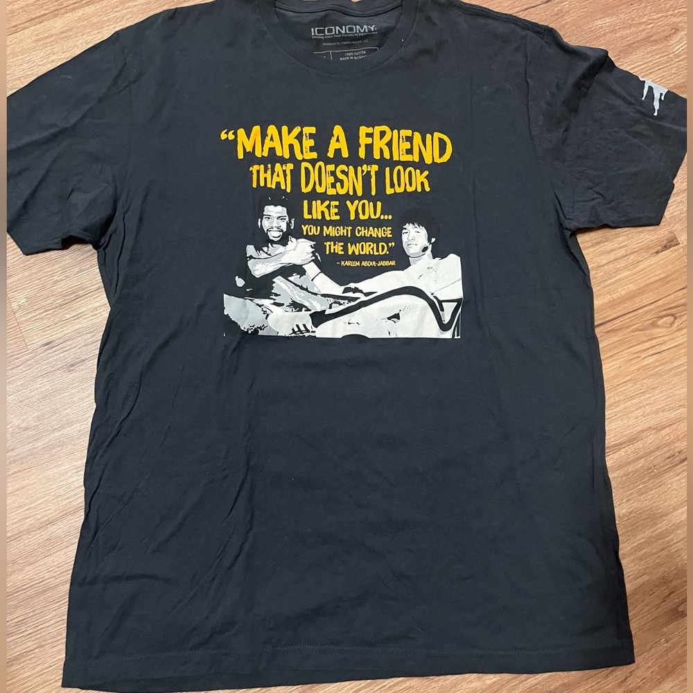 Inspirational short sleeve unisex tee, size XL